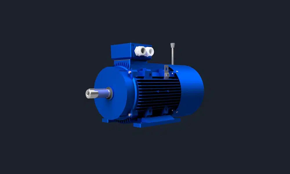 moteur-electrique-avec-frein-monophase
